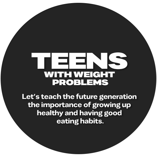 
                  
                    Adolescentes con sobrepeso
                  
                