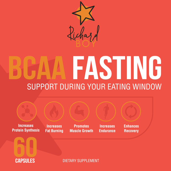 
                  
                    BCAA Fasting Support - Dietary Supplement - Promotes Muscle growth, Burn Fat, Increase Resistance - Designed for Men/Women - 60 Capsules
                  
                
