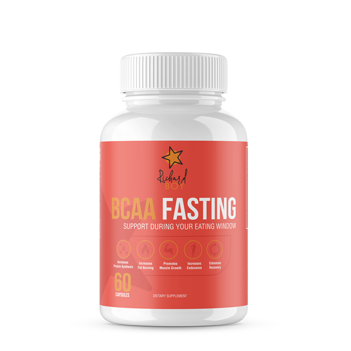 
                  
                    BCAA Fasting Support - Dietary Supplement - Promotes Muscle growth, Burn Fat, Increase Resistance - Designed for Men/Women - 60 Capsules
                  
                