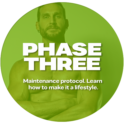 Phase 3 - Personalized 4-week intermittent fasting Protocol 16/8 designed for maintenance.