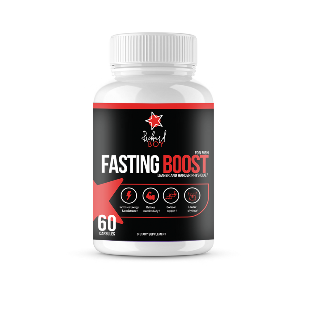 Fasting Boost for Men - Suplemento dietético para un físico más delgado y definido - Diseñado para hombres - 60 cápsulas