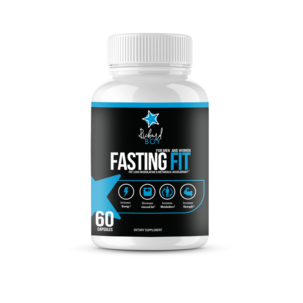 Fasting Fit para hombres y mujeres - Suplemento dietético - Acelera el Metabolismo, Aumenta los Niveles de Energía - 60 Cápsulas