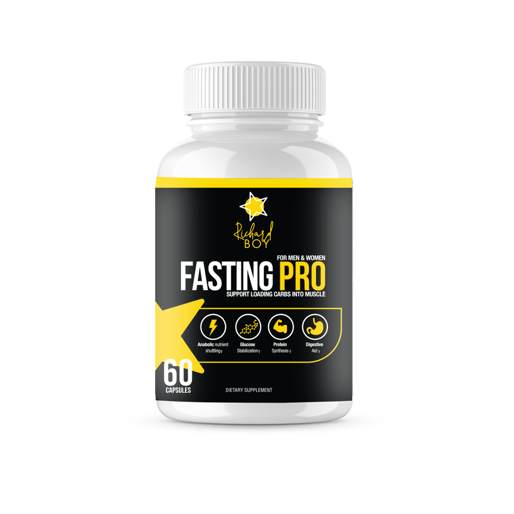 Fasting Pro para hombres y mujeres - Suplemento dietético - Mejora la integración de carbohidratos en los músculos, combate la acumulación de grasa, promueve la plenitud muscular - Apto para hombres/mujeres, 60 cápsulas